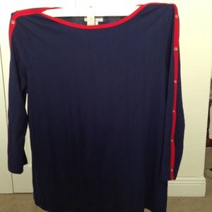 Liz Claiborne Ladies blue pullover top
